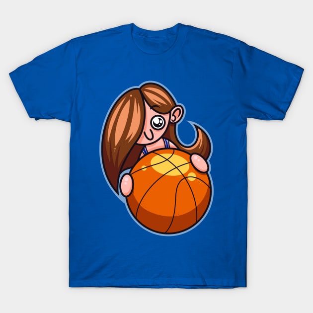Basketball Player T-Shirt by ArtisticDyslexia